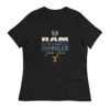 Yellowstone X Ram Your Ranch Your Rules Women's T-Shirt 1 Yellowstone X Ram Your Ranch Your Rules Women's T-Shirt -Yellowstone Store YS RAMDR 76 100925 BLACK MF