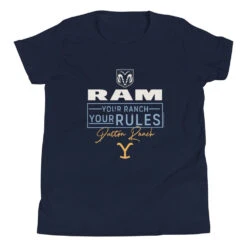 Yellowstone X Ram Your Ranch Your Rules Youth T-Shirt