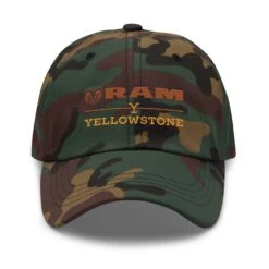 Yellowstone X Ram Hat 9 Yellowstone X Ram Hat -Yellowstone Store YS RAMY 76 101111 GREEN CAMO MF