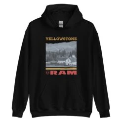 Yellowstone X Ram Scenic Hoodie -Yellowstone Store YS RAMYS 76 100861 BLACK MF