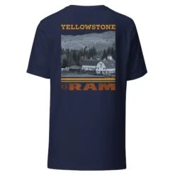 Yellowstone X Ram Scenic T-Shirt 19 Yellowstone X Ram Scenic T-Shirt -Yellowstone Store YS RAMYS2 76 100894 NAVY BK MF