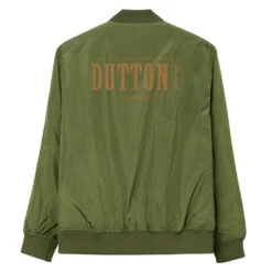 Yellowstone Dutton Ranch Bomber Jacket -Yellowstone Store YS RANCH 91 101116 ARMY BK MF