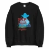 Yellowstone RIP Can Come Down My Chimney Any Time Silhouette Fleece Crewneck Sweatshirt 2 Yellowstone RIP Can Come Down My Chimney Any Time Silhouette Fleece Crewneck Sweatshirt -Yellowstone Store YS RCCDMCAS CS 100362 BLK MF