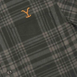 Yellowstone X RSVLTS Plaid Long Sleeve Flannel -Yellowstone Store YS RSVLTS3 74 MF3