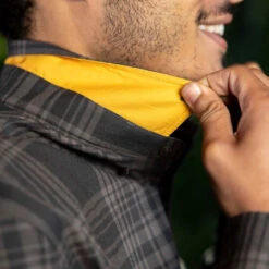 Yellowstone X RSVLTS Plaid Long Sleeve Flannel -Yellowstone Store YS RSVLTS3 74 MF8