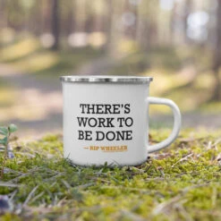 Yellowstone Rip Wheeler There's Work To Be Done Enamel Mug 7 Yellowstone Rip Wheeler There's Work To Be Done Enamel Mug -Yellowstone Store YS RWEM 100387 0001 Enamel Mug LS