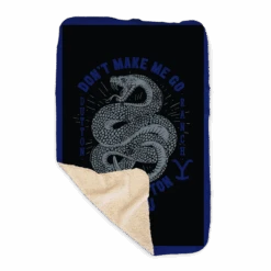 Yellowstone Snake Beth Dutton On You Sherpa Blanket 8 Yellowstone Snake Beth Dutton On You Sherpa Blanket -Yellowstone Store YS SBDOY SB 100206 37x57 MF