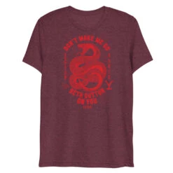 Yellowstone Snake Beth Dutton On You Unisex Tri-Blend T-Shirt -Yellowstone Store YS SBDOY TBTS 100393 CLAY MF