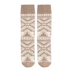 Yellowstone White Aztec Logo Socks -Yellowstone Store YS SKS101 5 FT MF
