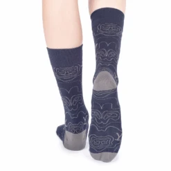 Yellowstone Blue Lines Logo Socks 15 Yellowstone Blue Lines Logo Socks -Yellowstone Store YS SKS101 6 BK LIFE