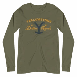 Yellowstone Dutton Ranch Star Adult Long Sleeve T-Shirt