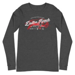 Yellowstone Dutton Ranch So Wild So Angry Unisex Long Sleeve T-Shirt -Yellowstone Store YS SWSA TB 100979 HT DF