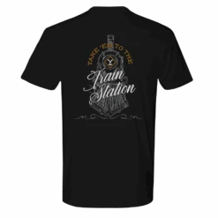 Yellowstone Take 'Em To The Train Station Adult Short Sleeve T-Shirt -Yellowstone Store YS TEM TS 100011 BK BLK MF