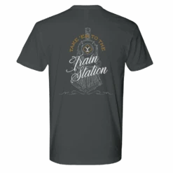 Yellowstone Take 'Em To The Train Station Adult Short Sleeve T-Shirt -Yellowstone Store YS TEM TS 100011 BK HVY MTL MF