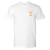 Yellowstone Take 'Em To The Train Station Adult Short Sleeve T-Shirt 1 Yellowstone Take 'Em To The Train Station Adult Short Sleeve T-Shirt -Yellowstone Store YS TEM TS 100011 FR WHT MF