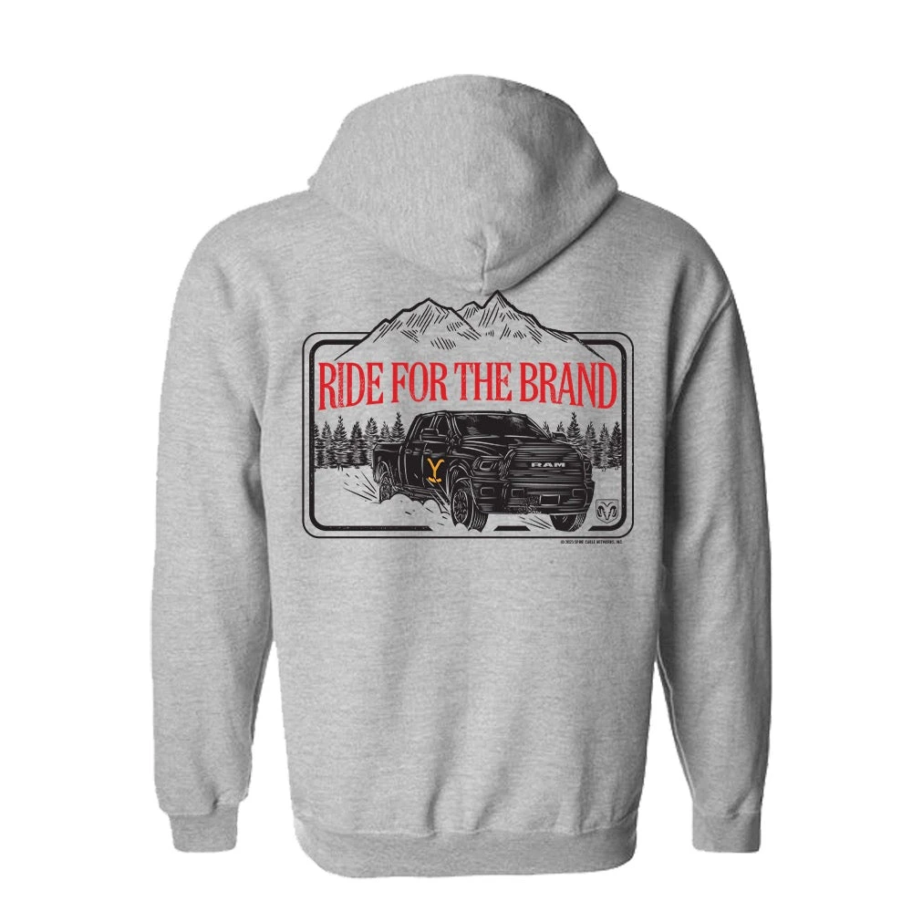 Yellowstone X Ram Ride For The Brand Zip-Up Hoodie 3 Yellowstone X Ram Ride For The Brand Zip-Up Hoodie