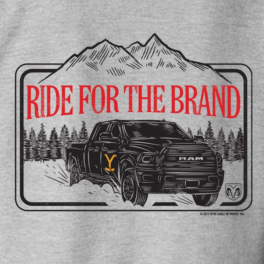 Yellowstone X Ram Ride For The Brand Zip-Up Hoodie 6 Yellowstone X Ram Ride For The Brand Zip-Up Hoodie - Image 4