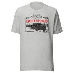 Yellowstone X Ram Ride For The Brand T-Shirt 9 Yellowstone X Ram Ride For The Brand T-Shirt -Yellowstone Store YS TRUCK 76 100894 ATHLETIC HEATHER MF
