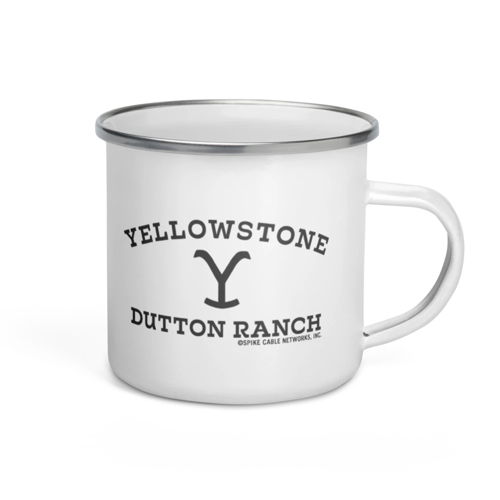 Yellowstone Taking You To The Train Station Enamel Mug 4 Yellowstone Taking You To The Train Station Enamel Mug - Image 2