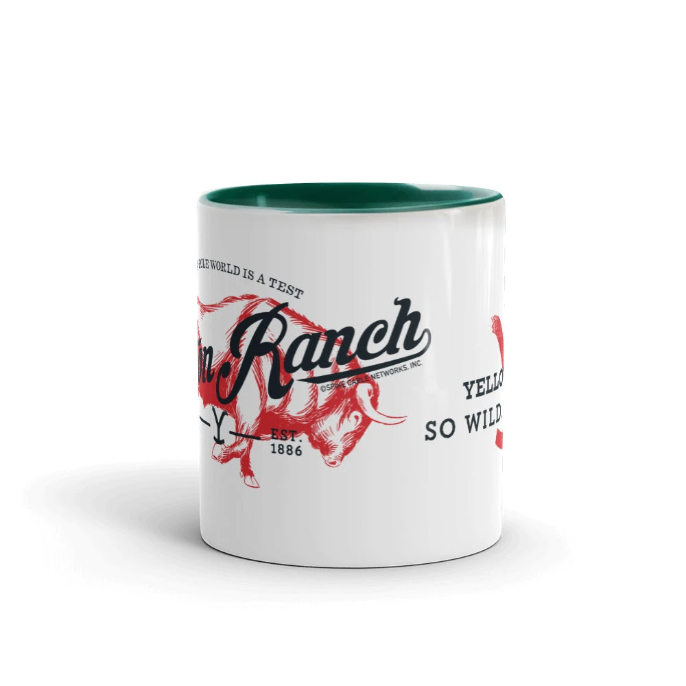 Yellowstone Dutton Ranch The Whole World Is A Test Two-Tone Mug 4 Yellowstone Dutton Ranch The Whole World Is A Test Two-Tone Mug - Image 2