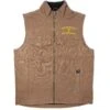 Yellowstone Dutton Ranch Logo Cloth Vest 1 Yellowstone Dutton Ranch Logo Cloth Vest -Yellowstone Store YS Vest Tan Merch 1x1 001