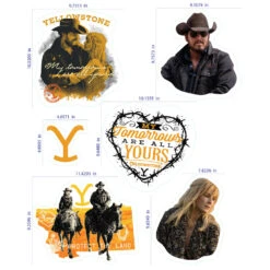 Yellowstone Rip & Beth Wall Decals -Yellowstone Store YS WADL 404 101816 0001 404 MF2