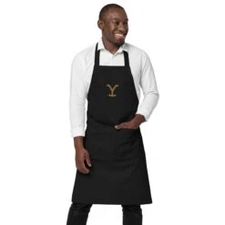 Yellowstone Logo Embroidered Apron -Yellowstone Store YS Y 192 101750 LIFE1 1c888a51 e8bd 4a6c b0e1 a39a390973b6