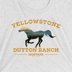 Yellowstone Horse Unisex Tri-Blend T-Shirt -Yellowstone Store YS h 100393 0113 TB Tee RO