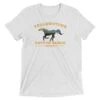 Yellowstone Horse Unisex Tri-Blend T-Shirt -Yellowstone Store YS h 100393 0113 TB Tee White