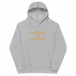 Yellowstone Logo Kids Hooded Sweatshirt -Yellowstone Store YS logo YHS 101017 ATH HT MF
