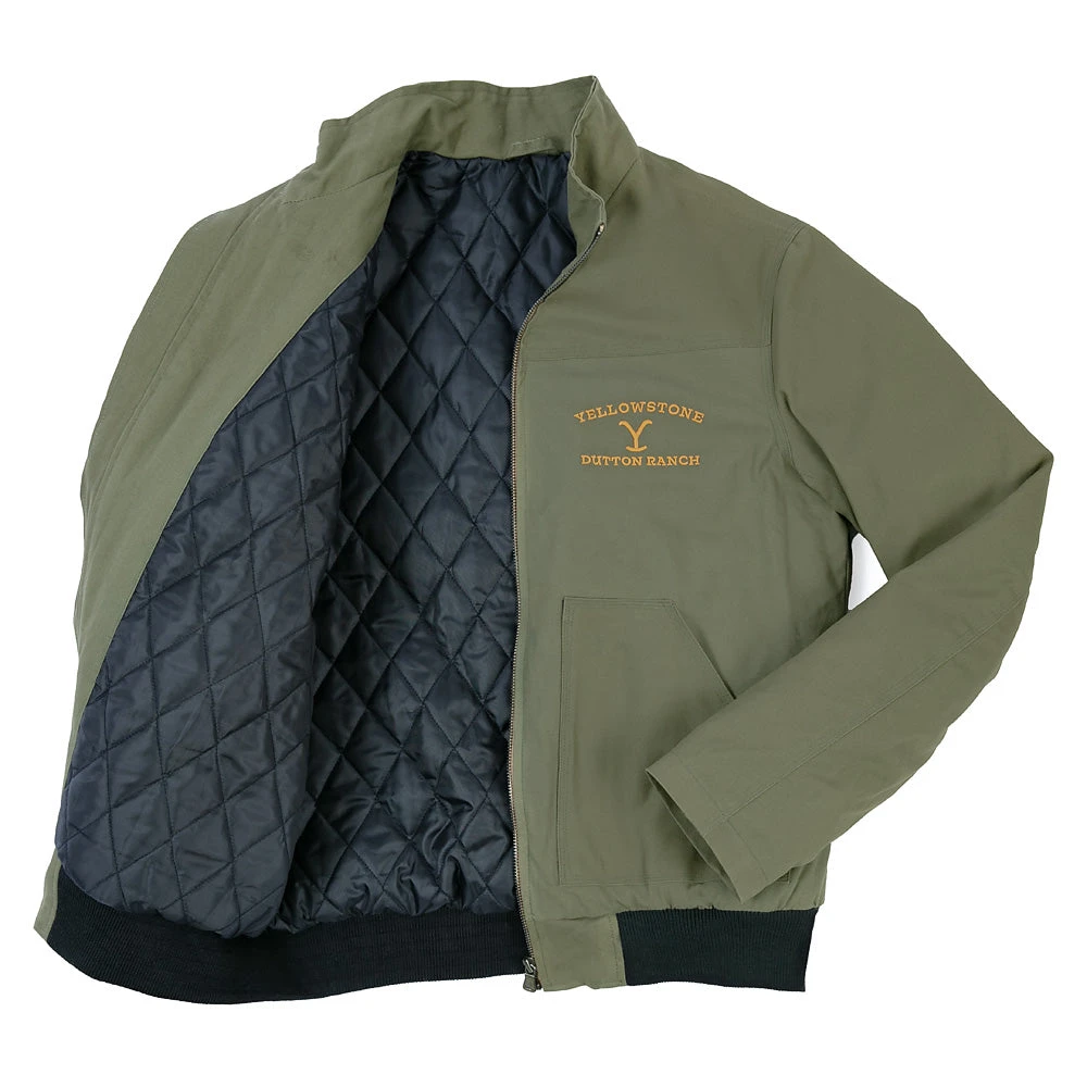 Yellowstone Dutton Ranch Olive Jacket 4 Yellowstone Dutton Ranch Olive Jacket - Image 2