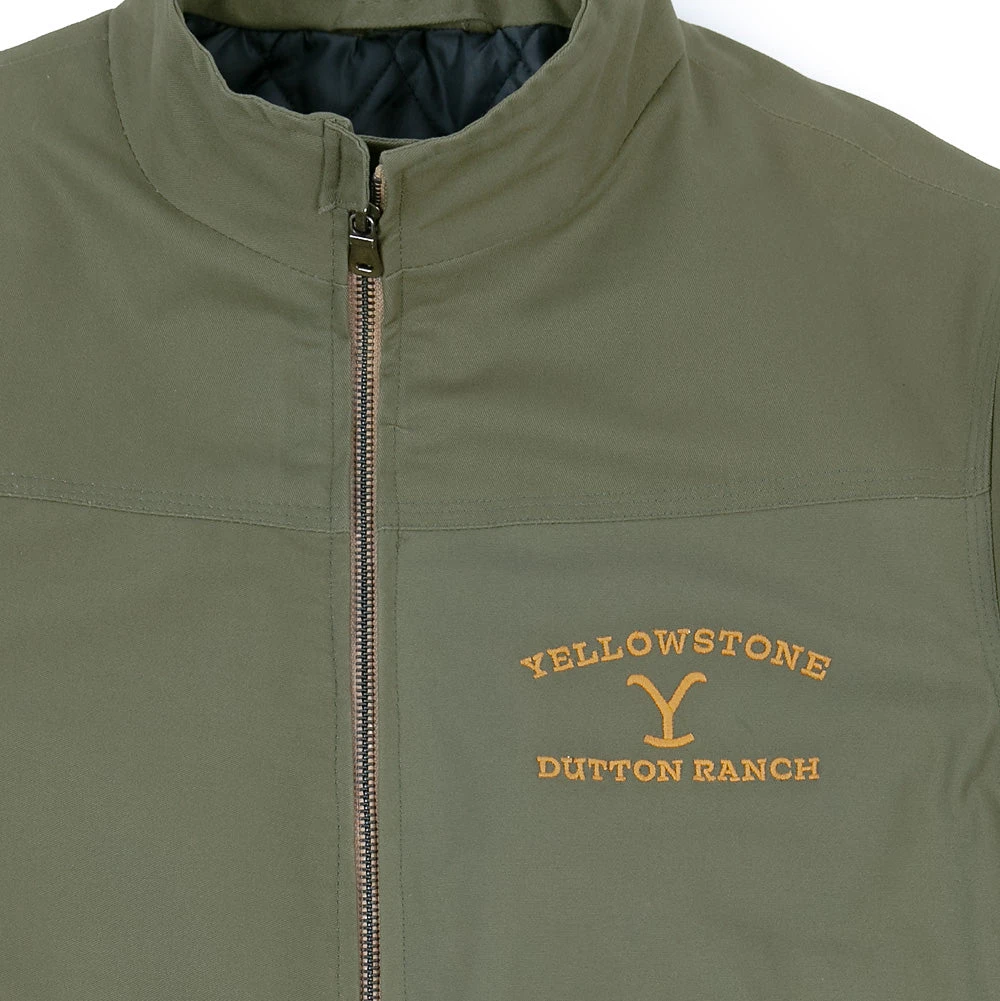 Yellowstone Dutton Ranch Olive Jacket 5 Yellowstone Dutton Ranch Olive Jacket - Image 3