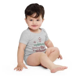 Yellowstone I Saw Mommy Baby Bodysuit 15 Yellowstone I Saw Mommy Baby Bodysuit -Yellowstone Store baby short sleeve one piece athletic heather front 673b87283690b