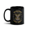 Yellowstone Flaming Logo Mug -Yellowstone Store black glossy mug black 11 oz handle on left 66cd8ac277a48 black