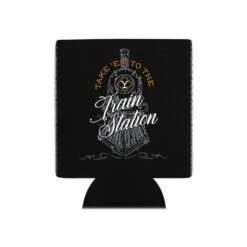 Yellowstone Train Station Can Cooler