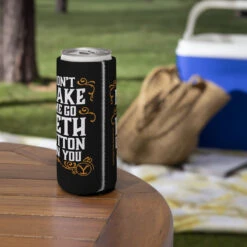 Yellowstone Don't Make Me Go Beth Dutton On You Can Cooler -Yellowstone Store can cooler white slim 12 oz front 66cd90f244ebe a822644d 6593 4097 87dc 338c5f77aacc