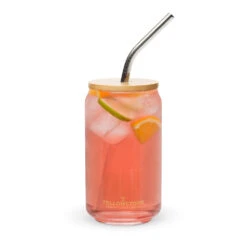 Yellowstone Rip Wheeler Can Shaped Glass -Yellowstone Store can shaped glass 16 oz 16 oz with lid straw left 674617614f5fd