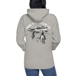 Yellowstone Some Stories Live On Unisex Premium Hoodie -Yellowstone Store cotton heritage m2580 i unisex premium pullover hoodie carbon grey back 68c0a5548720f
