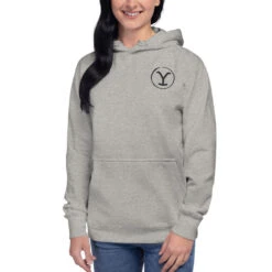 Yellowstone Some Stories Live On Unisex Premium Hoodie -Yellowstone Store cotton heritage m2580 i unisex premium pullover hoodie carbon grey front 68c0a5548497a