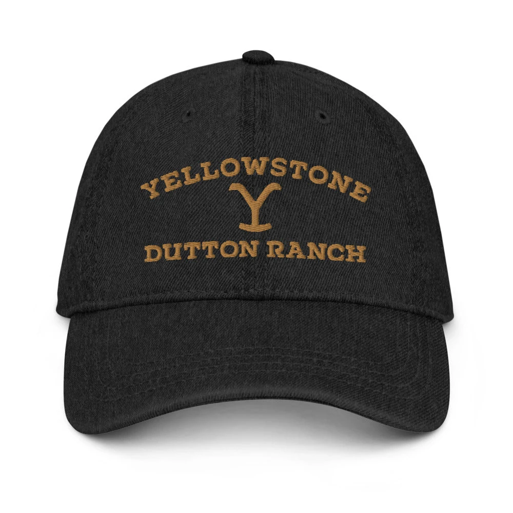 Yellowstone Dutton Ranch Embroidered Denim Hat 3 Yellowstone Dutton Ranch Embroidered Denim Hat