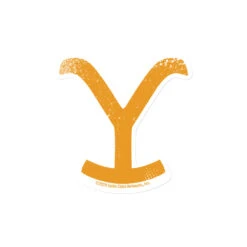 Yellowstone Logo Magnet -Yellowstone Store die cut magnets white 4x4 front 66b36cfdae9c9