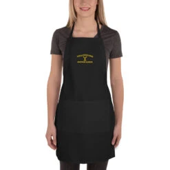 Yellowstone Dutton Ranch Embroidered Apron -Yellowstone Store embroidered apron black front 68c043c4b35fb