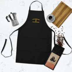 Yellowstone Dutton Ranch Embroidered Apron -Yellowstone Store embroidered apron black front 68c043c4b365f