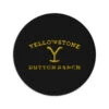 Yellowstone Dutton Ranch Embroidered Patch 2 Yellowstone Dutton Ranch Embroidered Patch -Yellowstone Store embroidered patches black circular 3 in front 66a0bdb63474d black