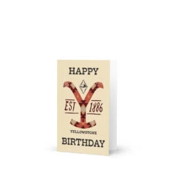 Yellowstone Est. 1886 Birthday Card -Yellowstone Store greeting card 4x6 front 66ea96118c992