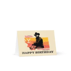 Yellowstone Rip Wheeler Birthday Card -Yellowstone Store greeting card 4x6 front 66ea96abe010a