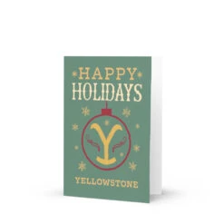 Yellowstone Holiday Greeting Card