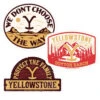 Yellowstone Dutton Ranch Patch Stickers Assorted Pack Of 3 -Yellowstone Store group2 8debaff6 d161 4a94 b21c db2485e3d259