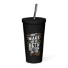 Yellowstone Don't Make Me Go Beth Dutton On You Tumbler -Yellowstone Store insulated tumbler with a straw black 20 oz left 66cd8d1f86b2a black