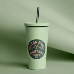 Yellowstone Floral Boot Tumbler -Yellowstone Store insulated tumbler with a straw mint 20 oz left 66f6a7251b547 mint